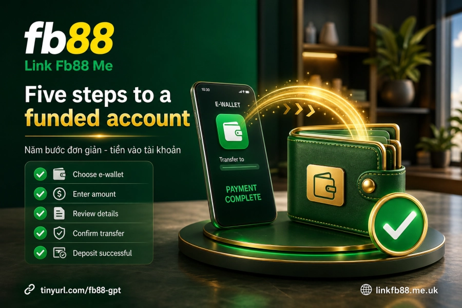 quy trình 5 bước gửi tiền Fb88 xác nhận biên lai giao dịch