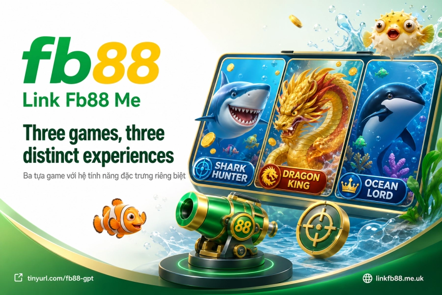 Fish Hunter Fisherman Gold Lustrous Ocean ba game bắn cá nổi bật Fb88