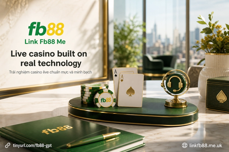 casino trực tuyến Fb88 bàn live dealer livestream Full HD công nghệ 4K