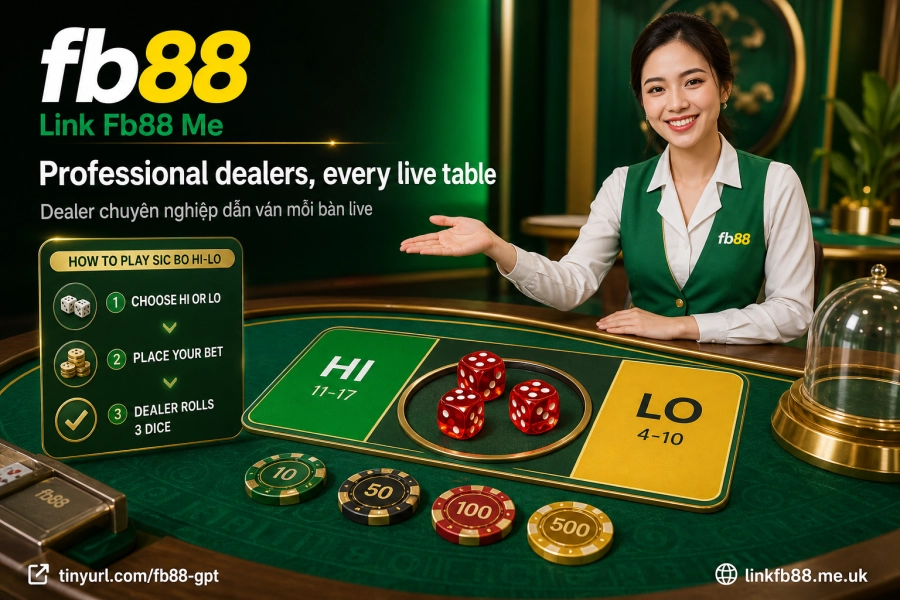 dealer casino Fb88 đội ngũ 500 người đa quốc tịch bàn live chuyên nghiệp